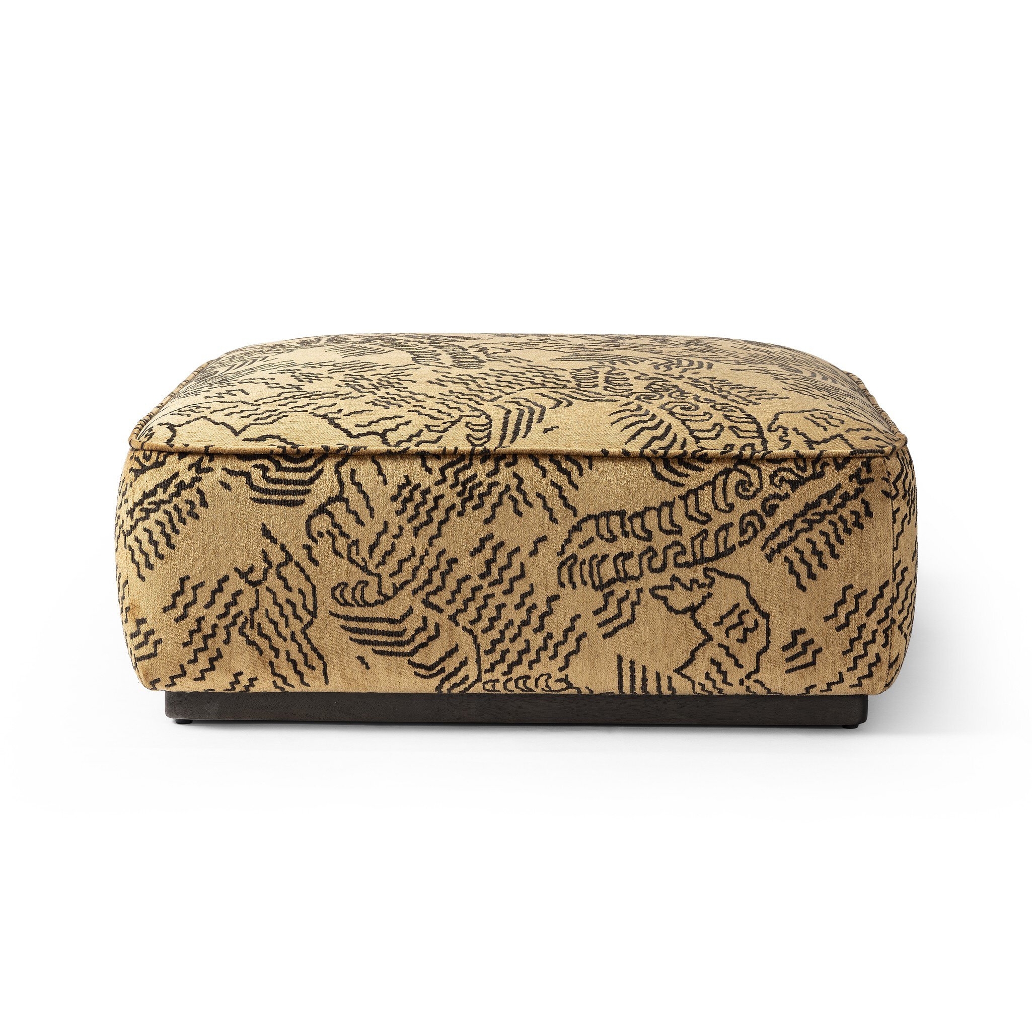 Sinclair Square Ottoman-36" - Balkan Ochre - Image 0