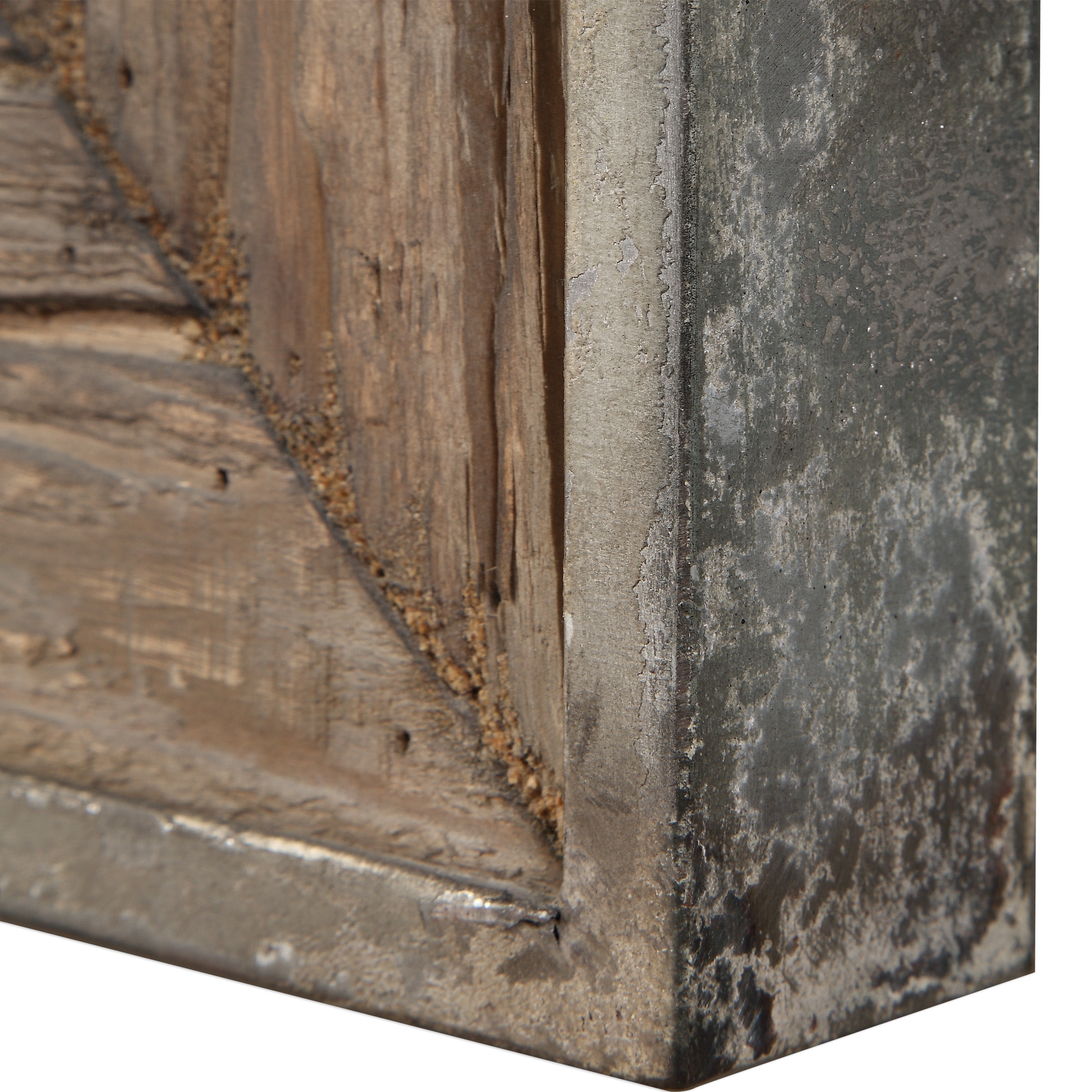 Siringo Weathered Wood Mirror - Image 4