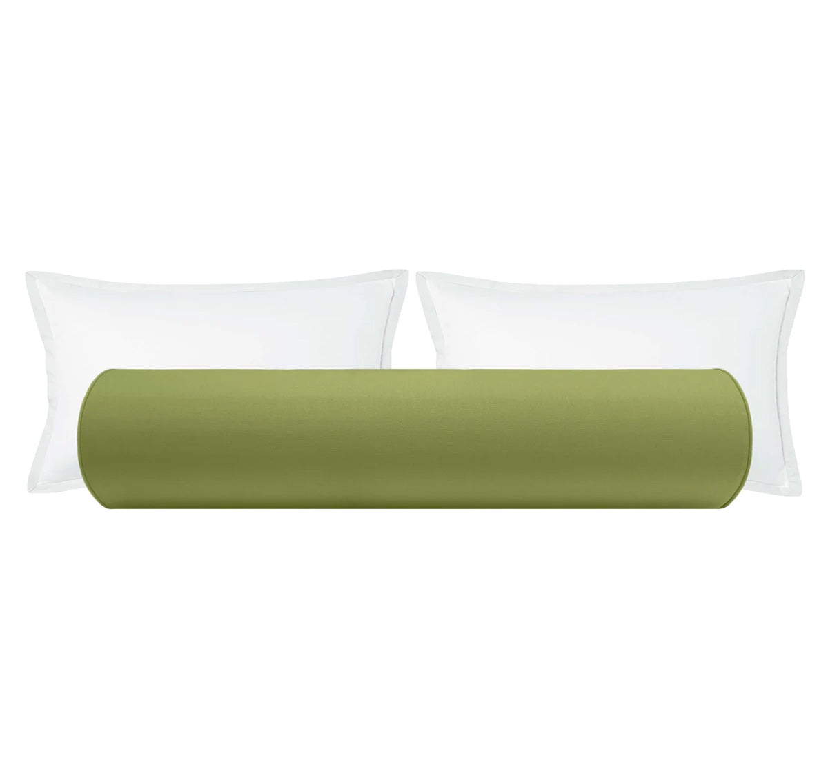 THE BOLSTER :: CLASSIC LINEN // OLIVE - TWIN // 9" X 24" - Image 0