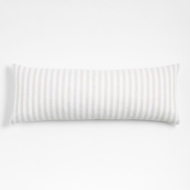 Marilla Stripe 54"x20" Body Pillow Cover by Leanne Ford - Image 0