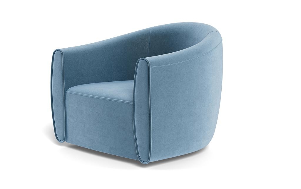 Lawson Swivel Chair with Contrast Piping - Image 5