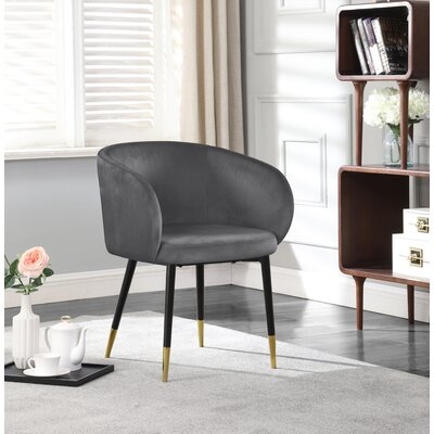 Pottsville Velvet Upholstered Arm chair - Image 0