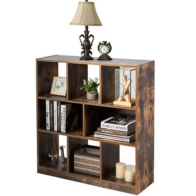 Stansell 37" H x 11" W Cube Bookcase - Image 0