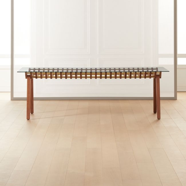 Kea Wood and Glass Dining Table - Image 0