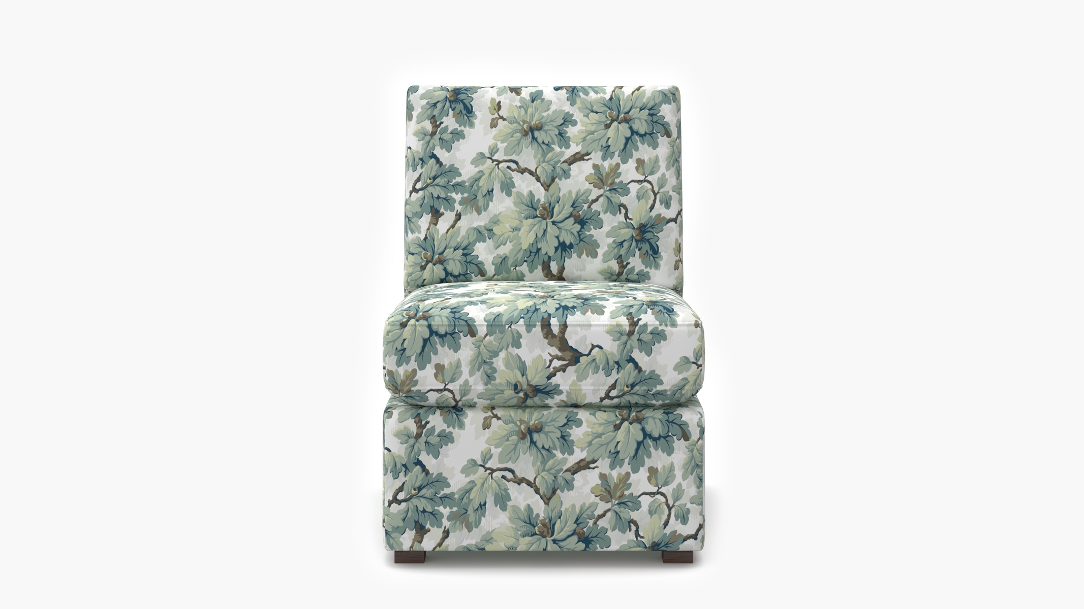 Classic Slipper Chair, Sage Woodland - Image 0