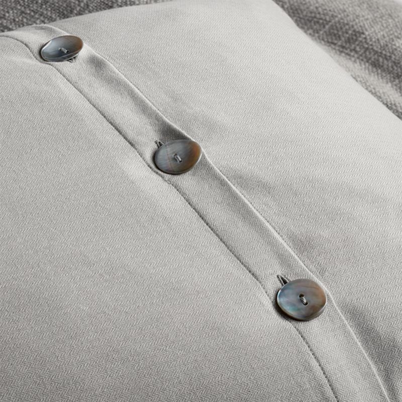 Lindstrom Cotton Grey Standard Sham - Image 9