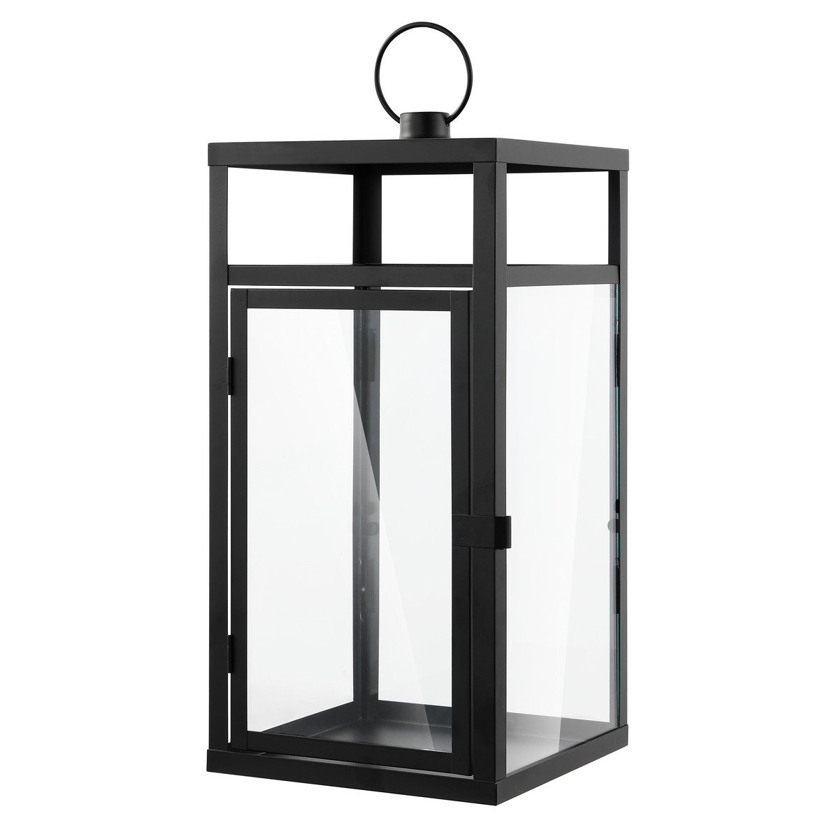 Fraleigh 20" Outdoor Lantern - Black - Safavieh - Image 0