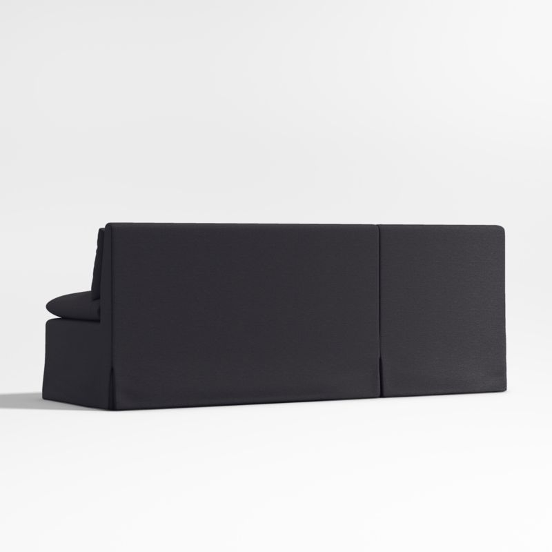 Belmar Midnight Slipcovered L-Shaped Double Dining Banquette - Image 3