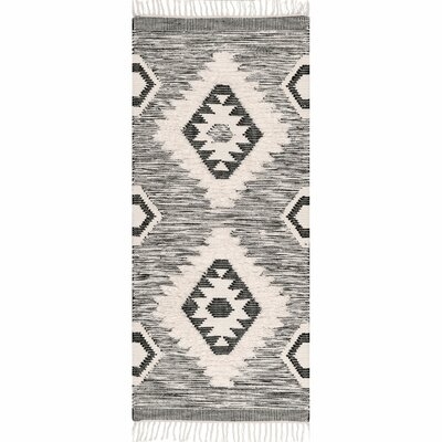 Luciana Hand-Knotted Wool Gray Area Rug - Image 0