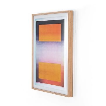 Glimpse Of My Reflection By David Grey, Matte Paper, Orange, 20 x 24 x 1.5, Medium - Image 2
