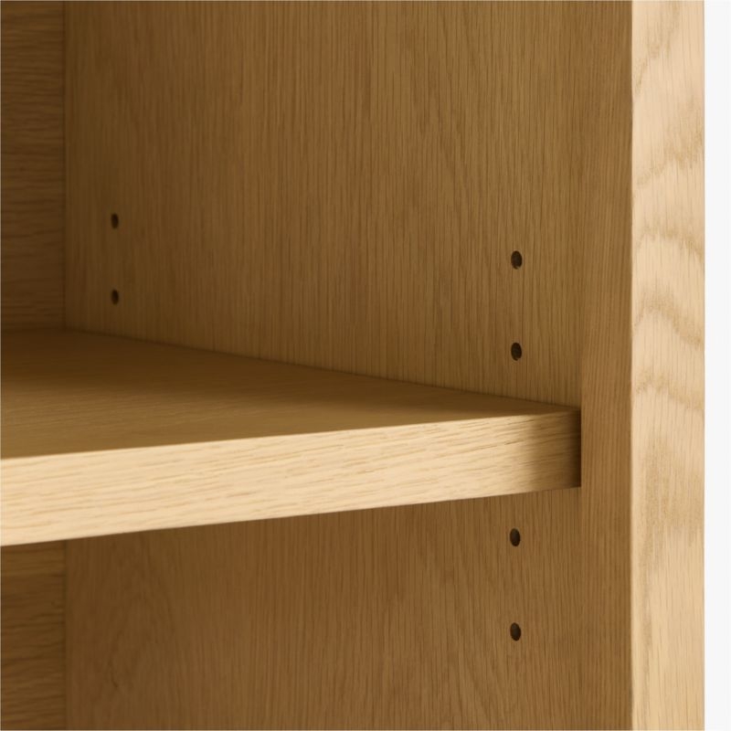 Oliver Modular Natural Oak Wood Kids Bookcase - Image 2