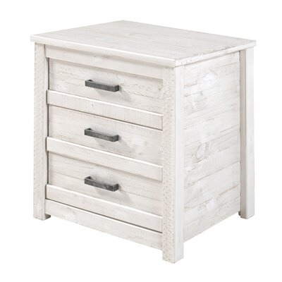 Romney 3 Drawers Nightstand - Image 0