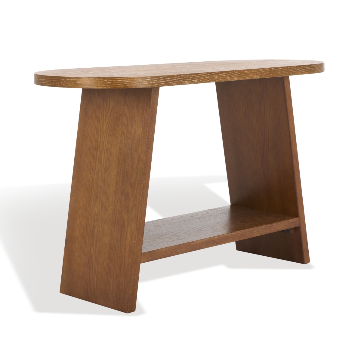 Julianna Wood Console Table - Rustic Oak/- - Image 3