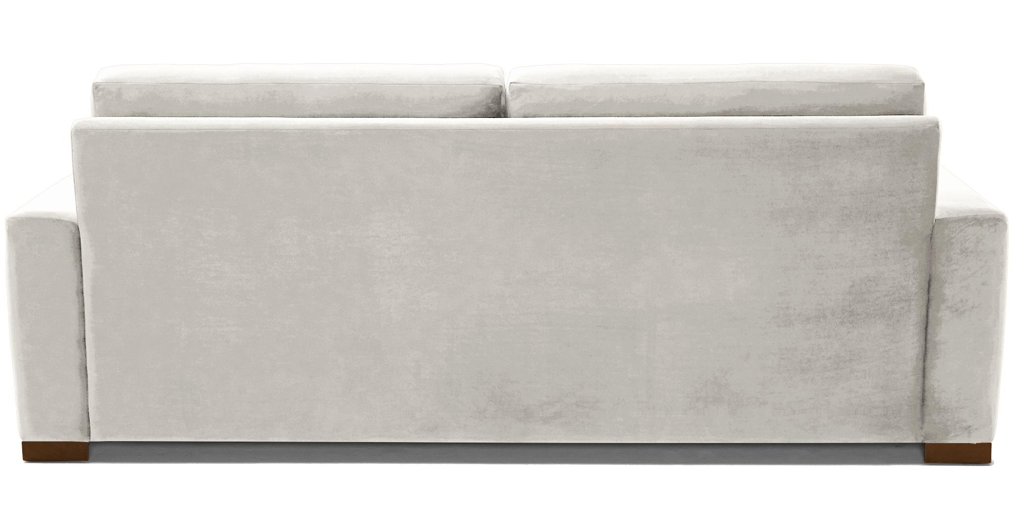 White Anton Mid Century Modern Daybed - Tussah Snow - Mocha - Image 4