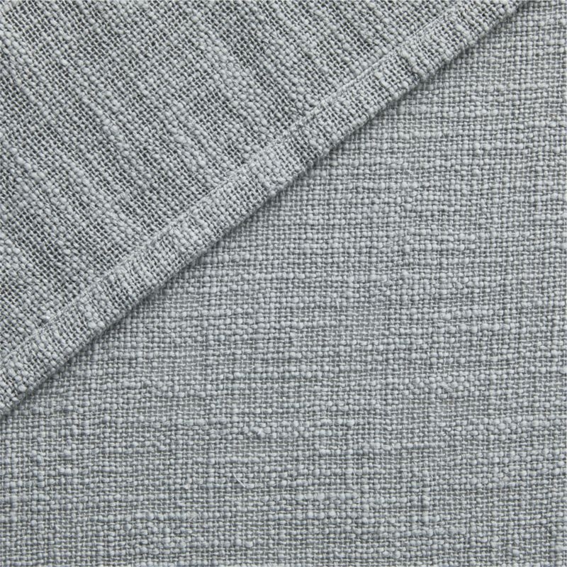 Lindstrom Mist Blue Organic Cotton Sheer Window Curtain Panel 52"x84" - Image 3