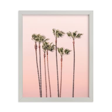 Seven Palmtrees Framed Art by Minted(R), Grey, 8x10 - Image 0