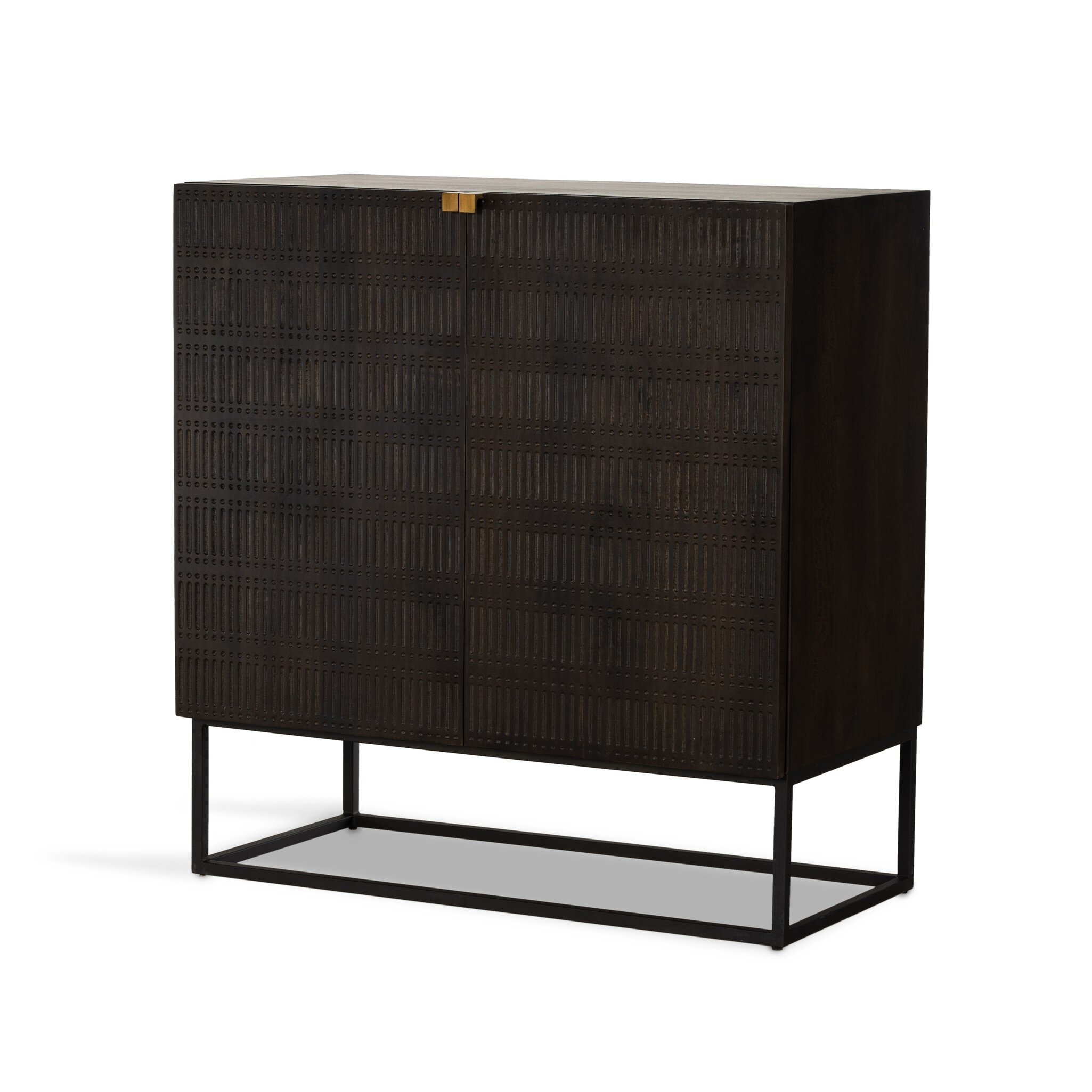 Kelby Bar Cabinet - Gunmetal - Image 0