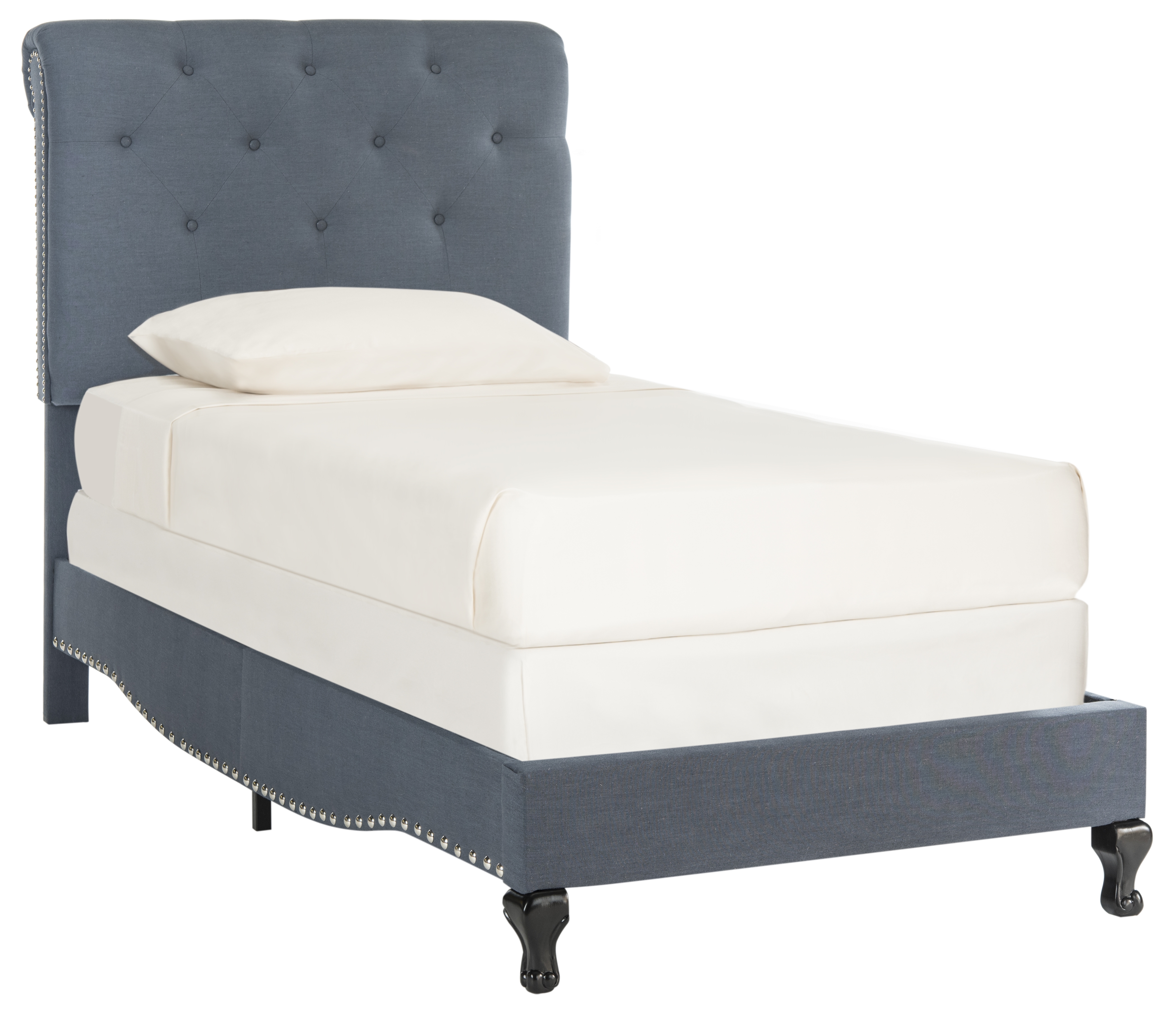 Hathaway Bed - Navy - Twin - Safavieh - Image 0