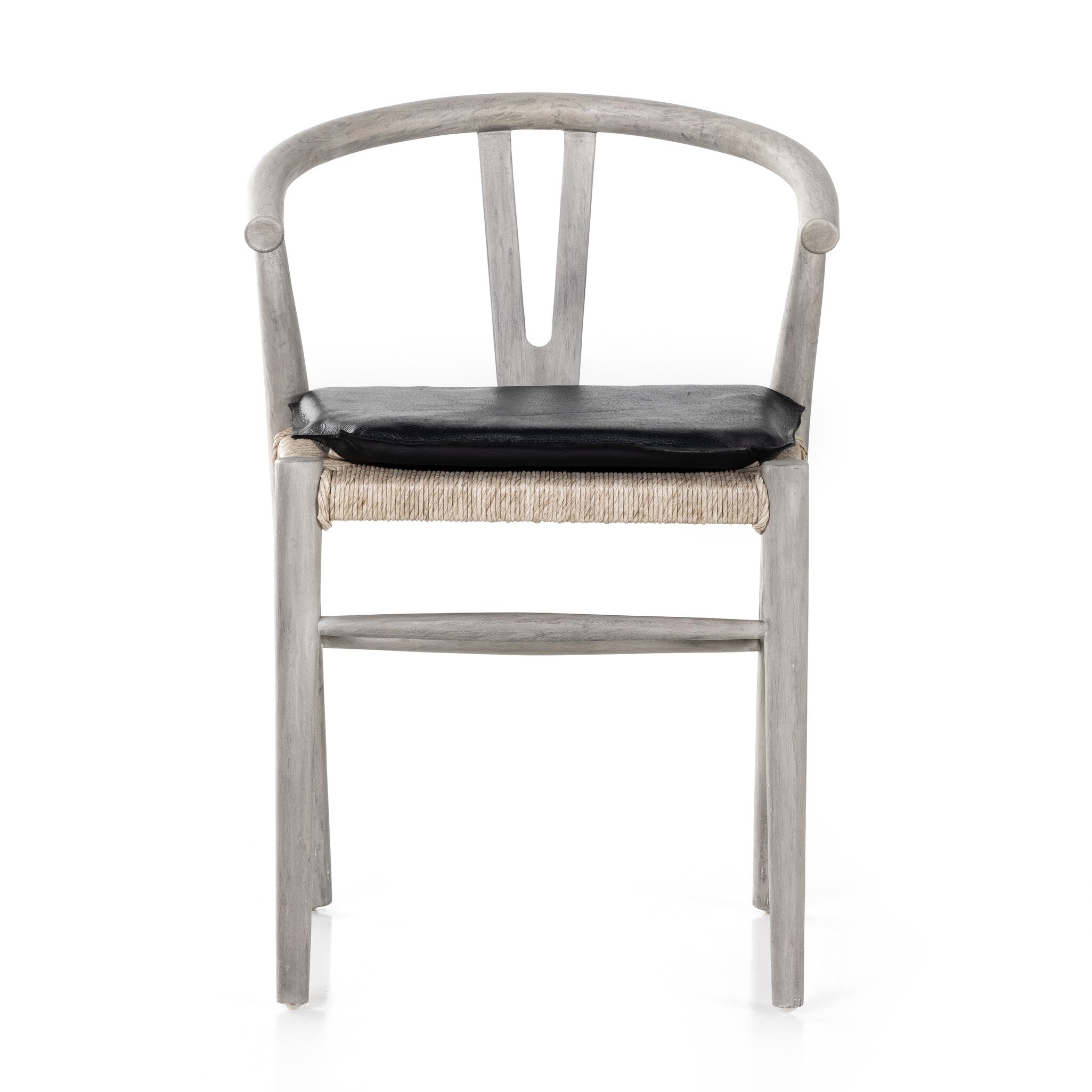 Muestra Dining Chair W/ Cushion - Pebble Black - Image 0