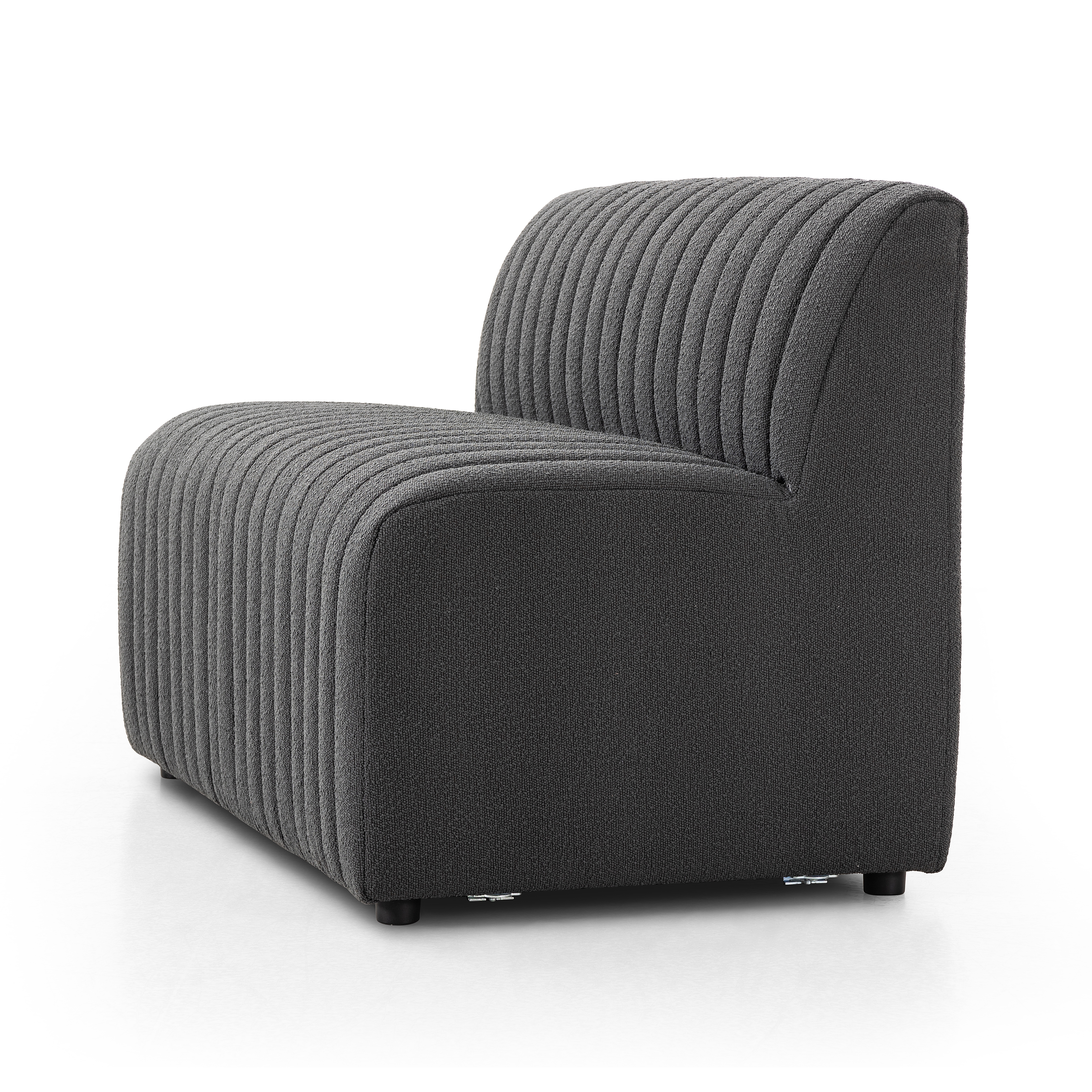 Build Your Own: Augustine Dining Banquette - FIQA Boucle Charcoal - Image 1