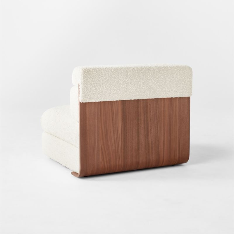Imbu Boucle Armless Chair - Image 4
