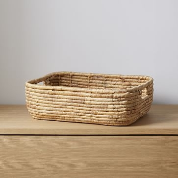 Woven Seagrass Basket, Underbed, Natural - Image 0