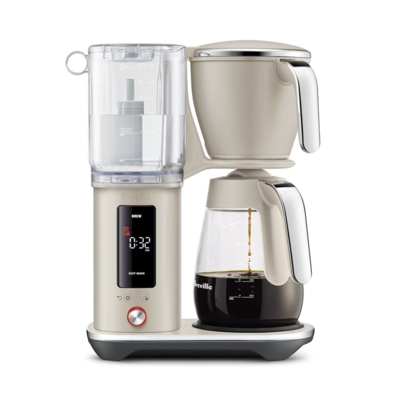Breville ® Luxe Precision Brewer Glass Drip Coffee Maker in Almond Nougat - Image 1