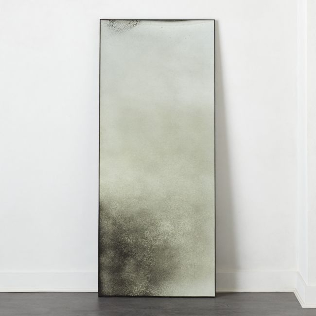 Clooney Antiqued Floor Mirror 32"X76" RESTOCK IN EARLY APRIL,2021 - Image 0