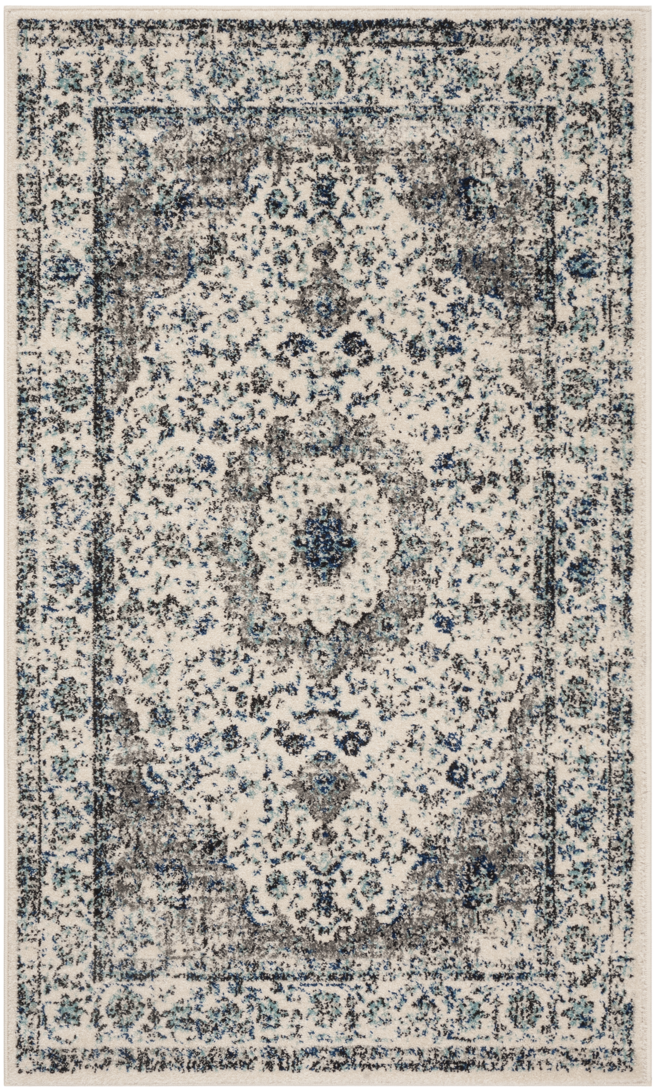 Arlo Home Woven Area Rug, EVK220D, Grey/Ivory,  3' X 5' - Image 0