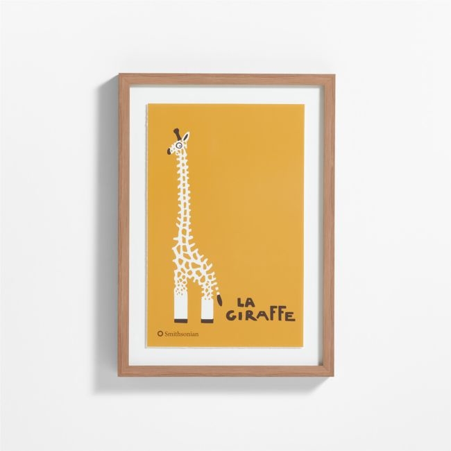 Smithsonian LaGiraffe Framed Wall Art Print - Image 0