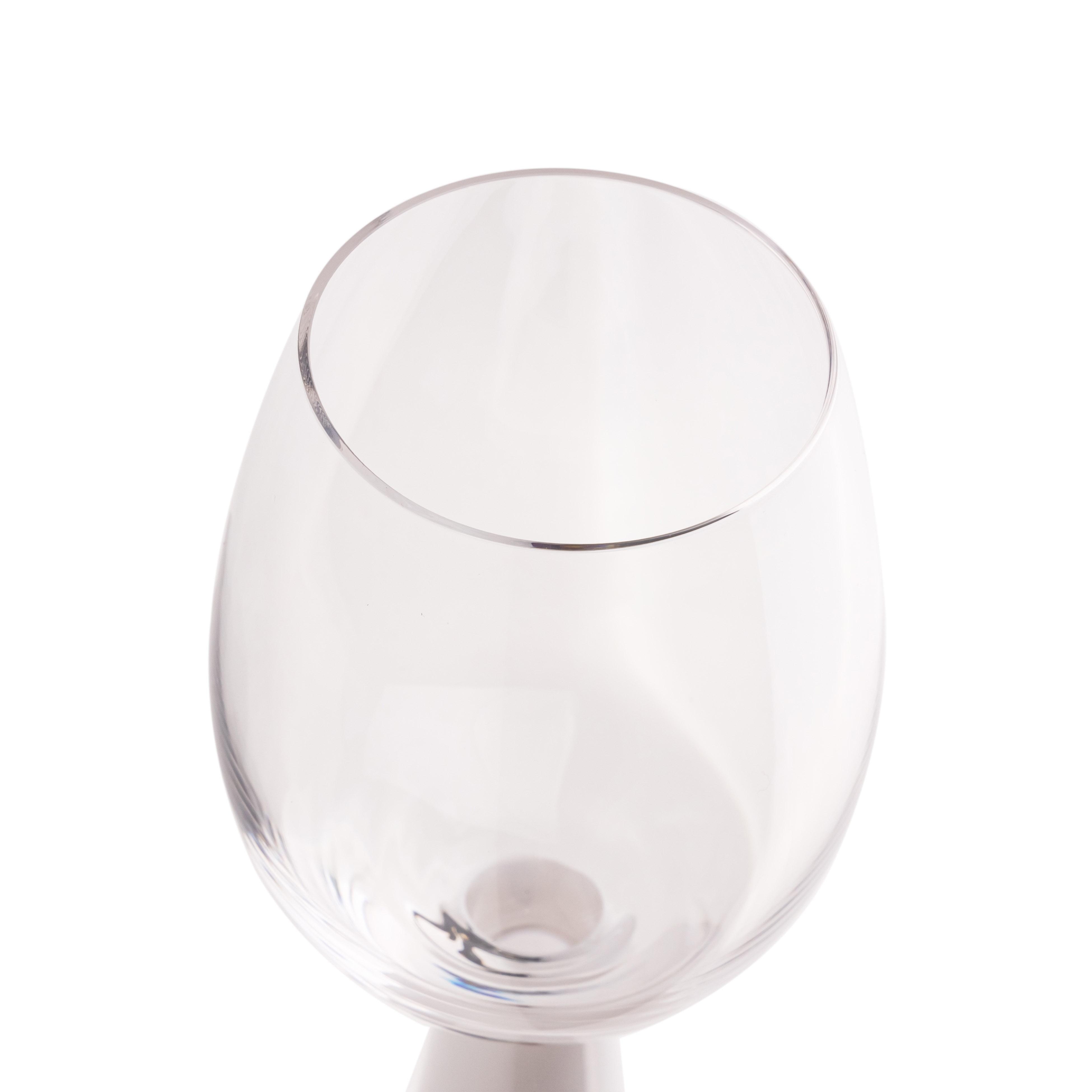 Rose White Wine Glasses - Set of 4 - Image 3