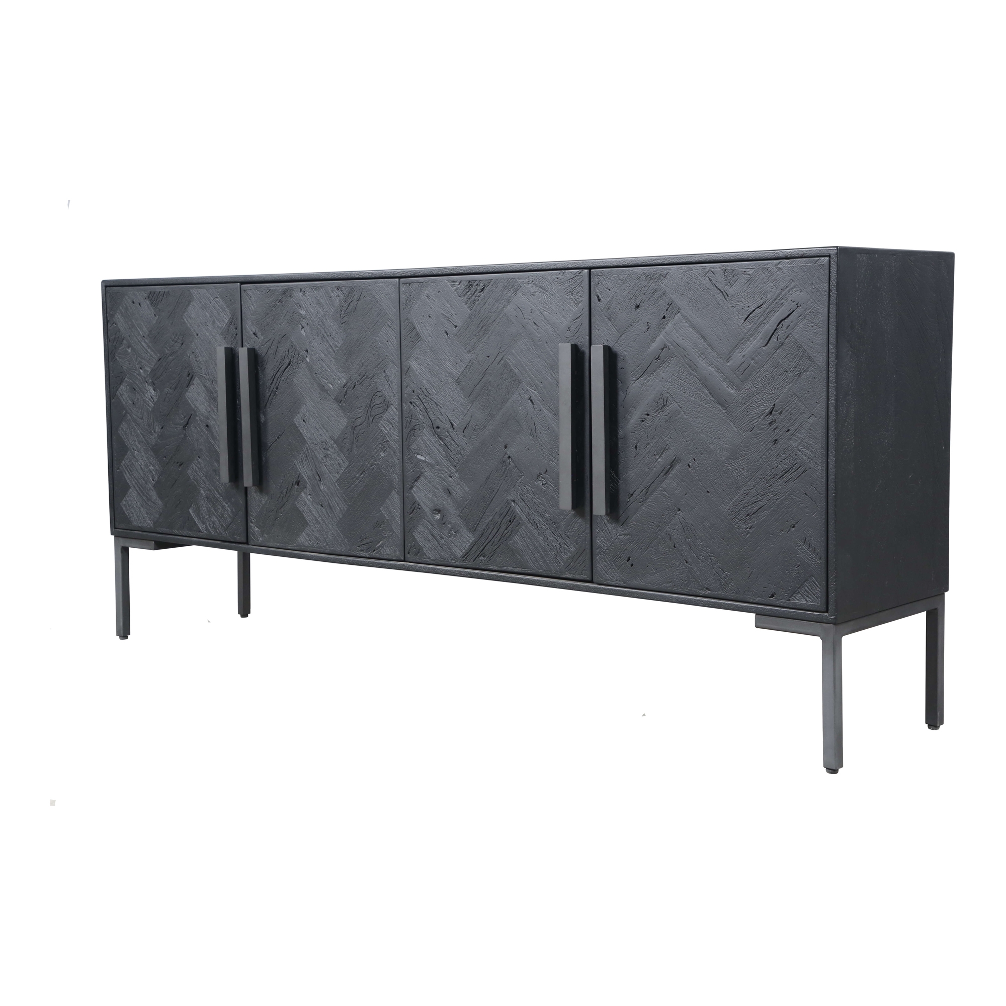 Fishbone Sideboard Black - Image 1