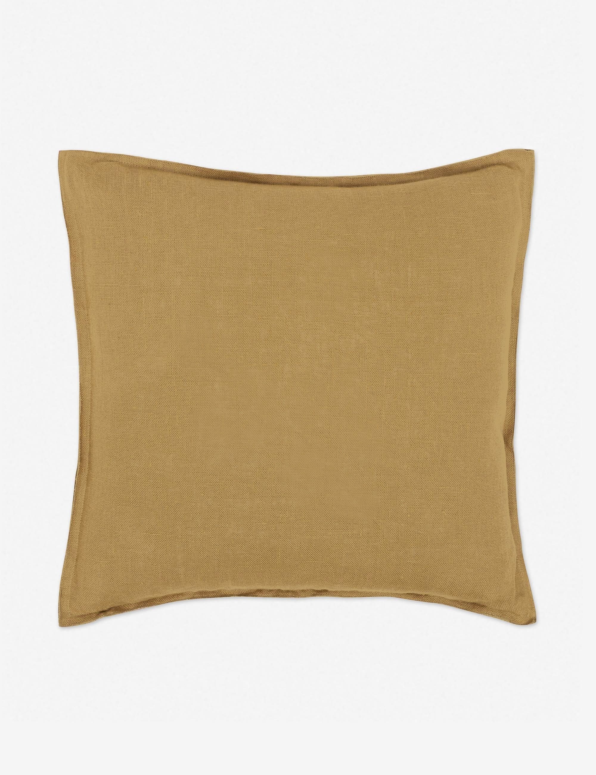 Arlo Linen Pillow, Marigold - Image 2