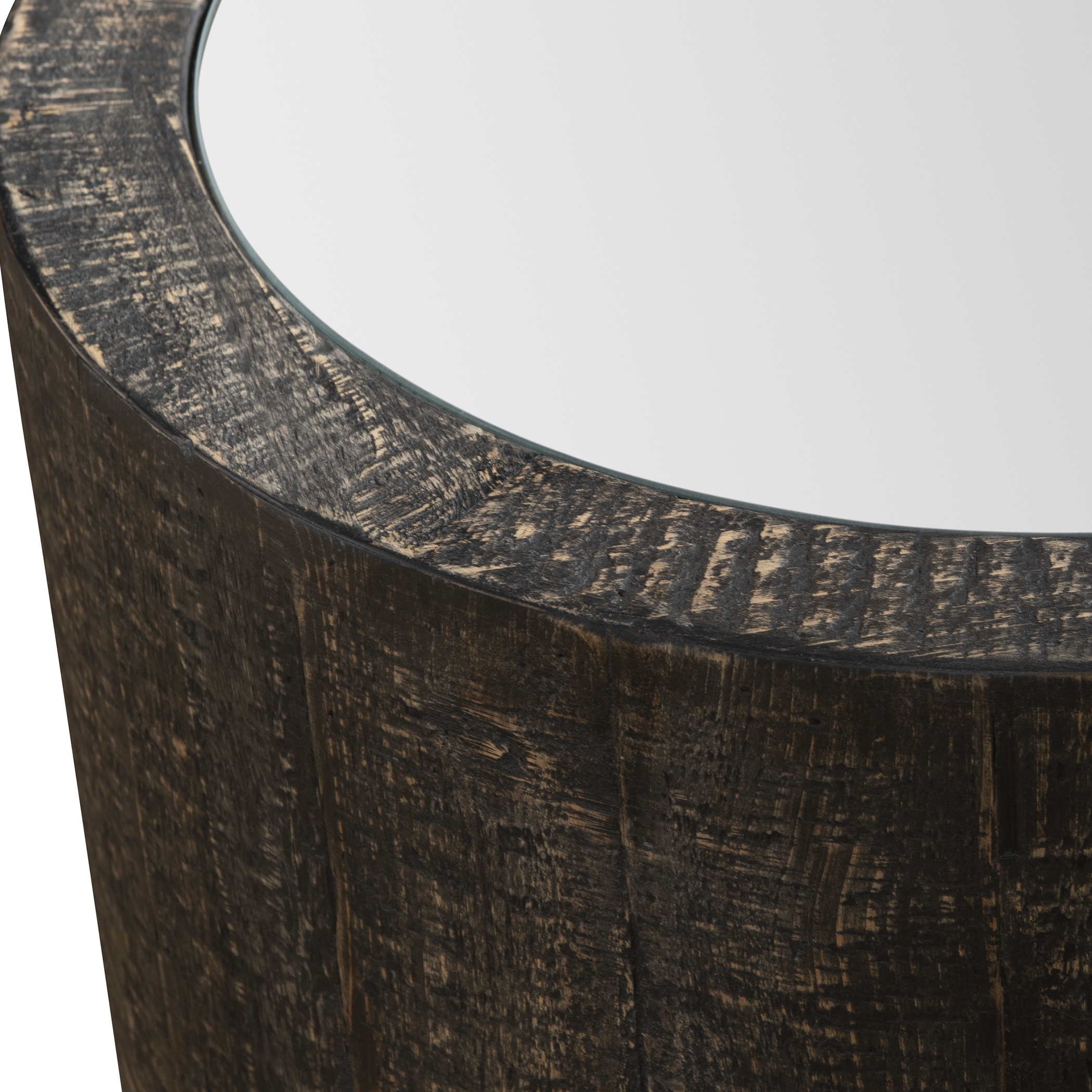 Sequoia Mirrored Drum Table - Image 2