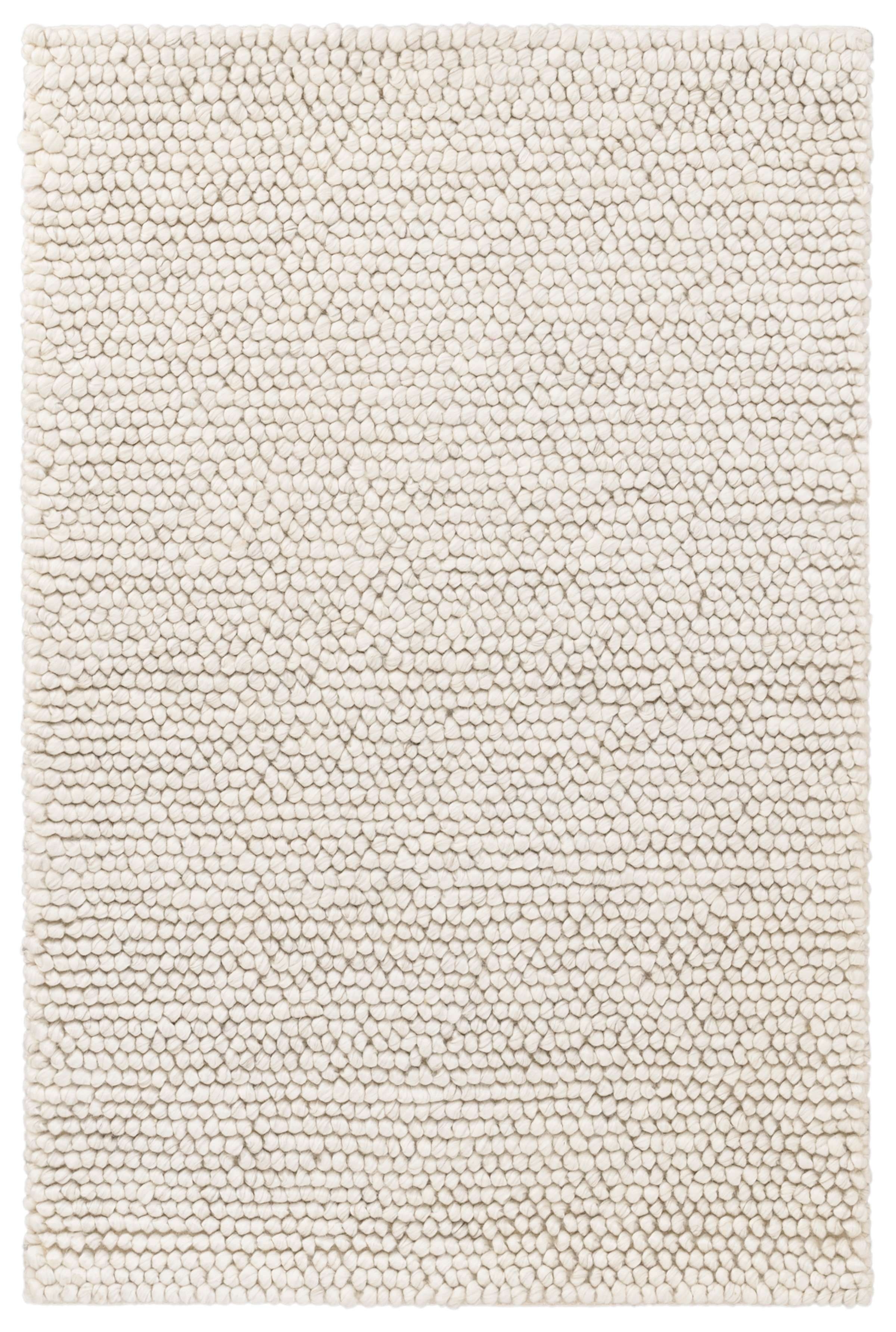 Niels Ivory Handwoven Wool/Viscose Rug - Image 0