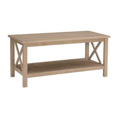 Stimpson Solid Wood Coffee Table with Storage - Image 1