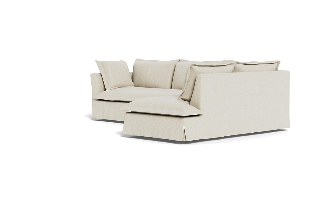 Skylar Slipcovered 3-Seat Right Bumper Sectional - Image 2