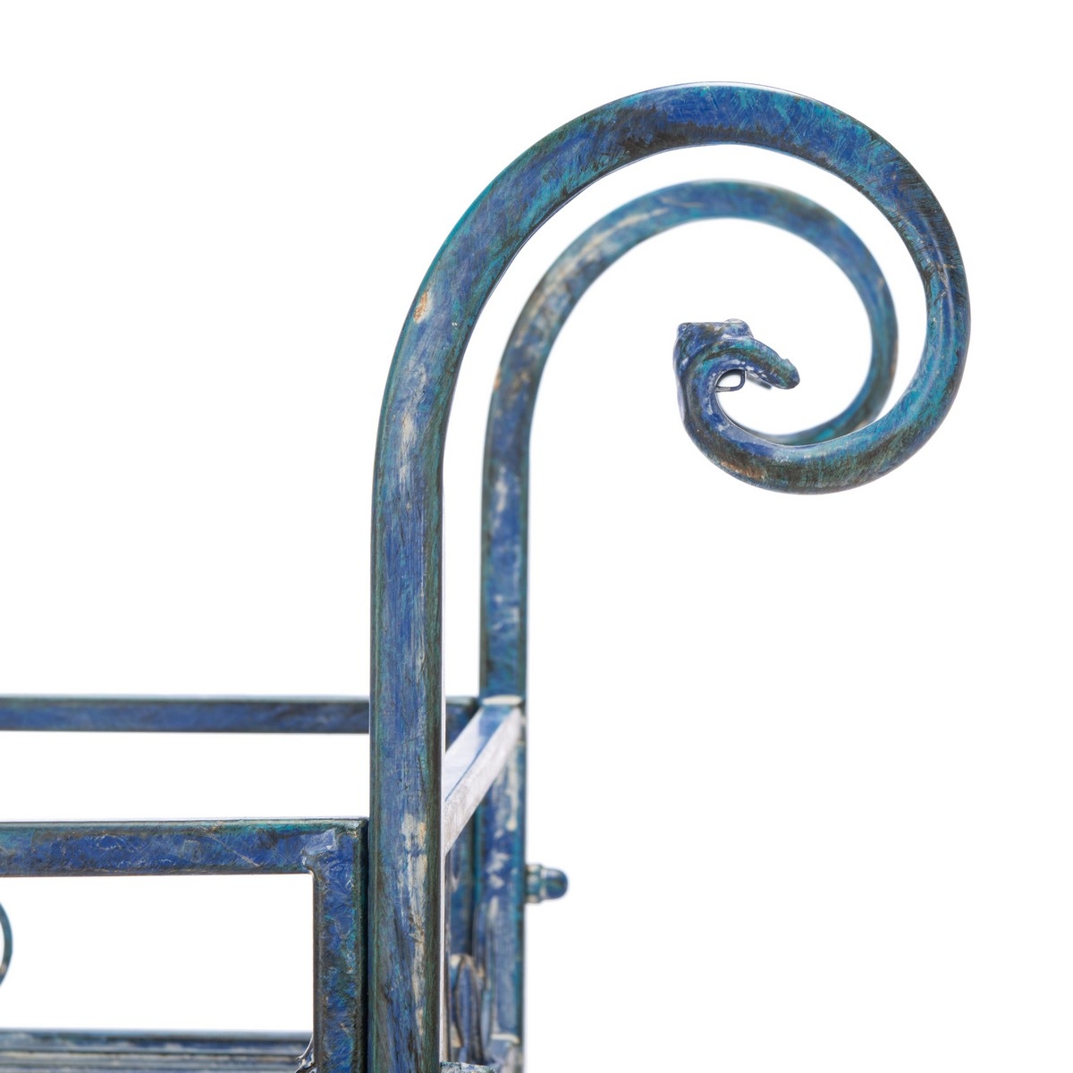 Noreen 3 Tier Shelf - Mossy Blue - Safavieh - Image 2