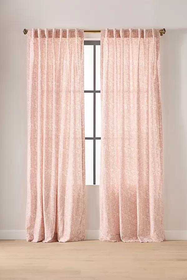 Hyacinth Semi-Sheer Printed Curtain - Image 0