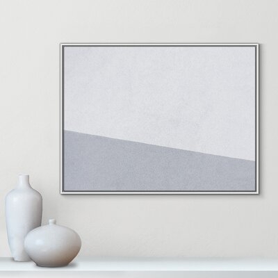 Abstract Blues - Floater Frame Canvas - Image 0