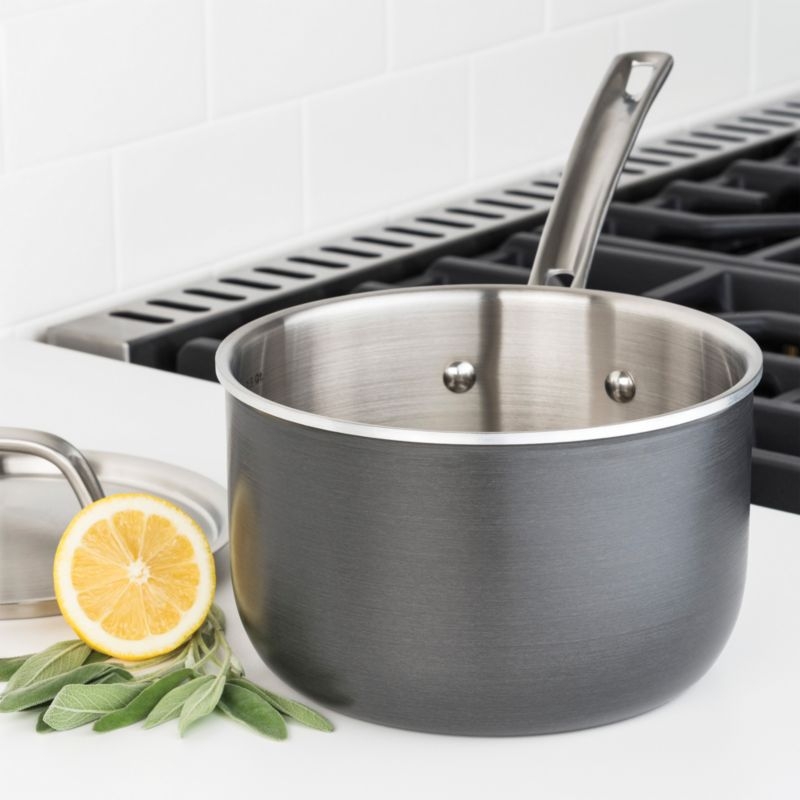 Viking ® 5-Ply Hard-Anodized 10-Piece Cookware Set with Stainless Steel Interiors - Image 4