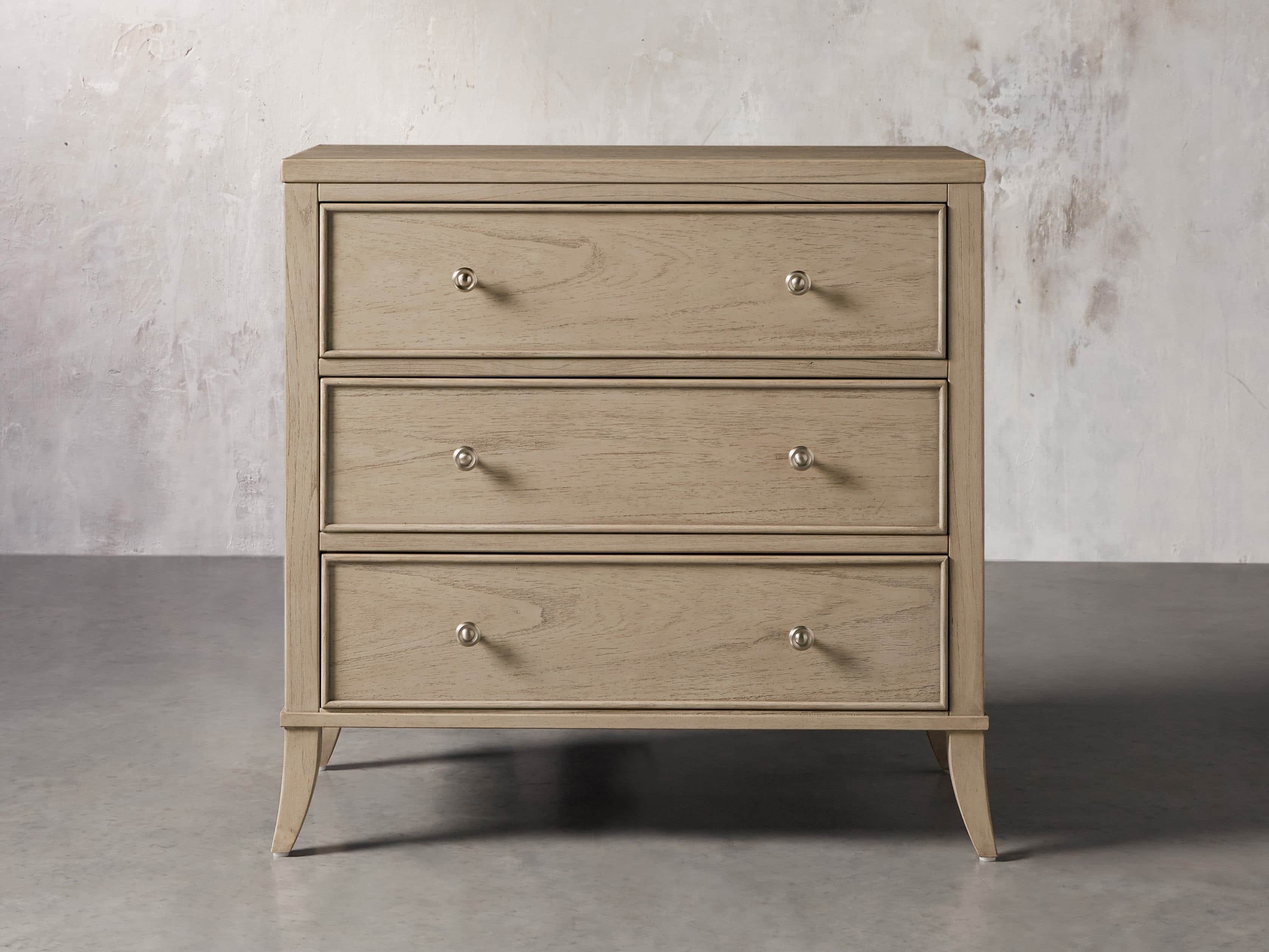 Pearson Three-Drawer Chest in Wood Natural  Basa - Image 0