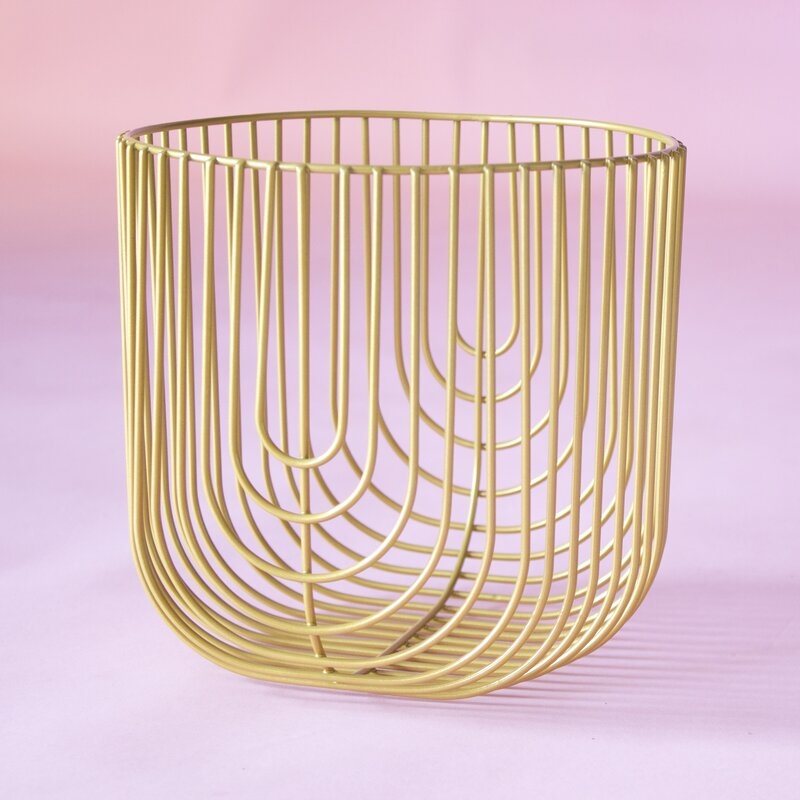 Bend Goods Mini Basket Color: Gold - Image 0