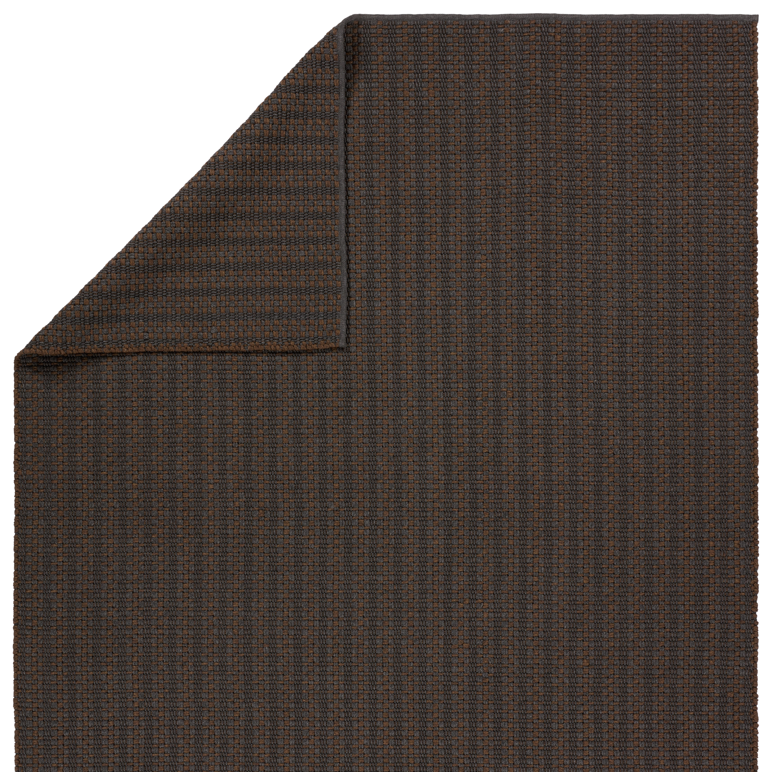 Elmas Handmade Indoor/Outdoor Striped Gray/Brown Area Rug (8'X10') - Image 2