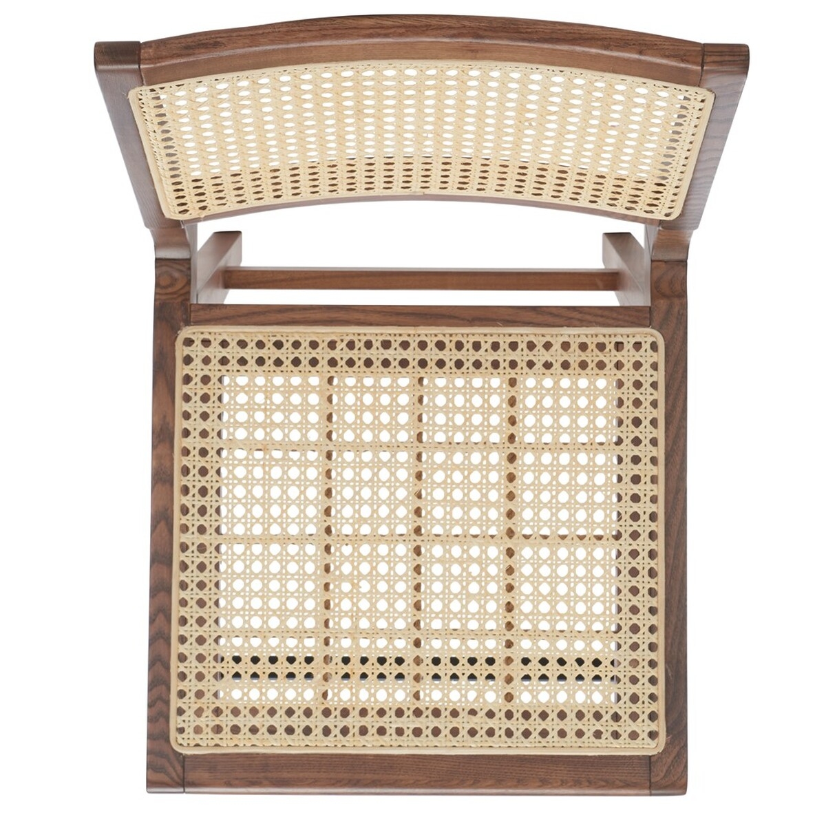 Hattie French Cane Counter Stool - Walnut/Natural - Image 4