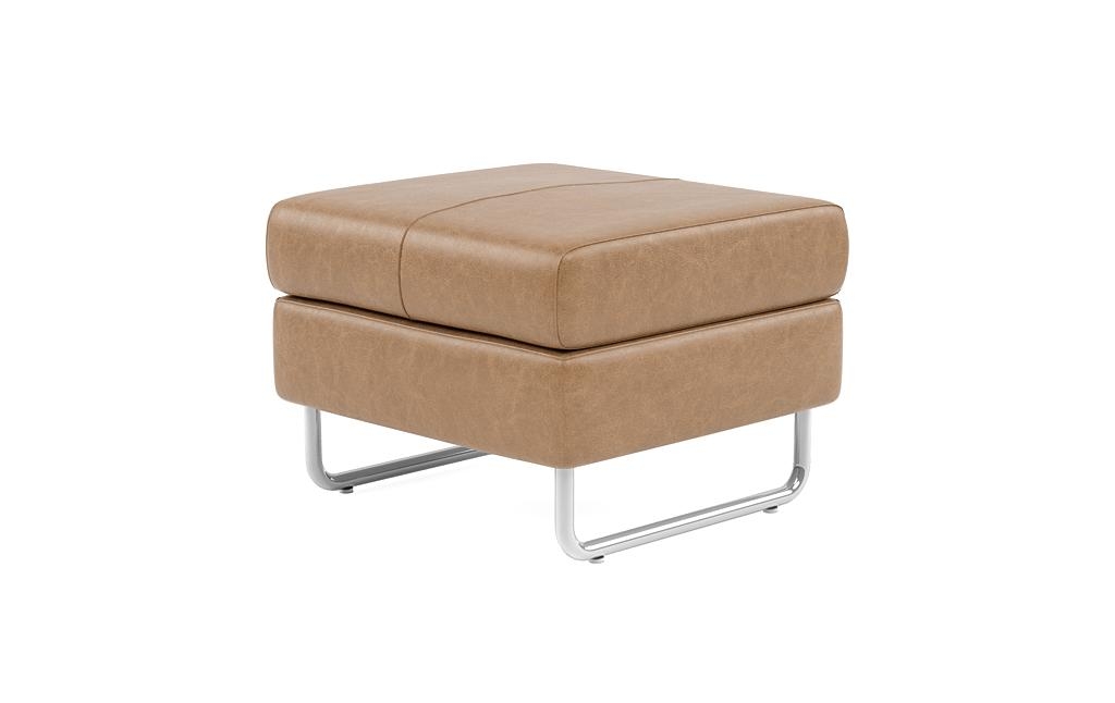 Asher Leather Ottoman  - Image 2