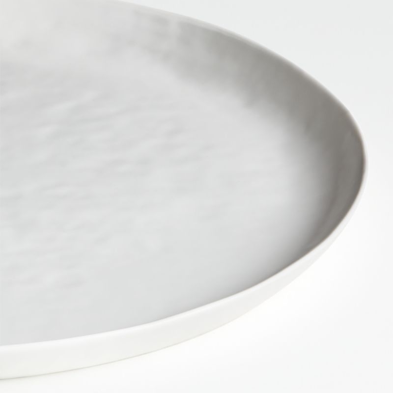 Mercer Matte White Porcelain Round Platter - Image 2