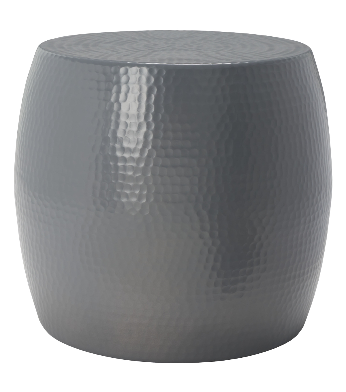 Odin Round Stool - Dark Grey - Safavieh - Image 0