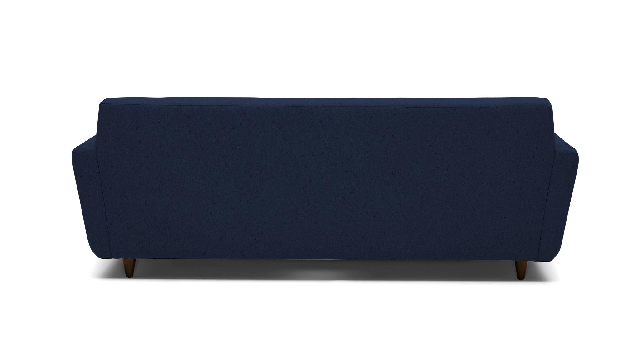 Blue Hughes Mid Century Modern Sleeper Sofa - Bentley Indigo - Mocha - Image 4