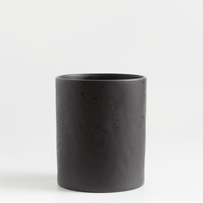 Marin Matte Black Utensil Holder - Image 1
